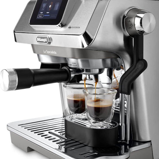 De'Longhi Αυτόματη Μηχανή Espresso Πίεσης 15bar με Μύλο Άλεσης Ασημί EC9455.M - Image 10