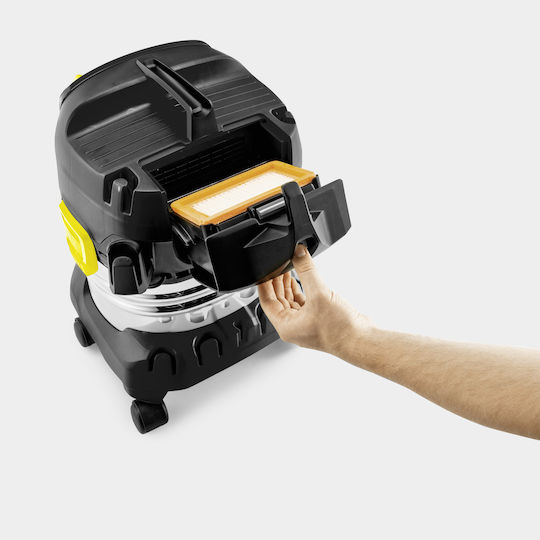 Karcher Wd 4 S Go!further Σκούπα Υγρών / Στερεών 1100W με Ανοξείδωτο Κάδο 20lt - Image 11