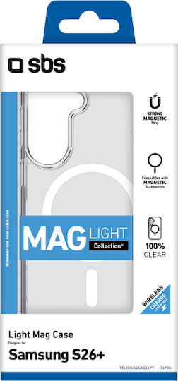 SBS Mag Back Cover Σιλικόνης Διάφανο (Galaxy S26+) LIGMAGSAS26PT - Image 2