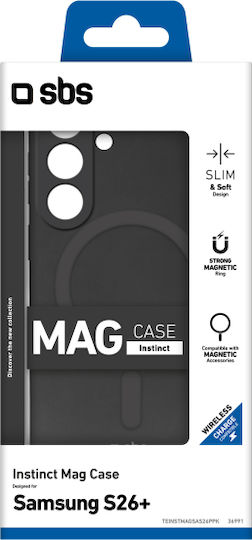 SBS Instict Mag Cover Back Cover Σιλικόνης Μαύρο (Galaxy S26+) NSTMAGSAS26PPK - Image 2