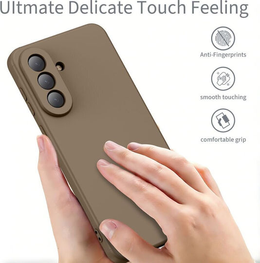 Tech-Protect Back Cover Σιλικόνης Καφέ (Samsung Galaxy A37 5G) - Image 3