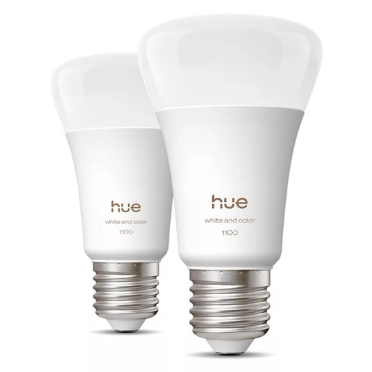 Smart Lamp Philips E27 A60 1100lm 8.1w Rgb & Tunable White 2-pack + Hue Bridge Pro 929003853518 - Image 7