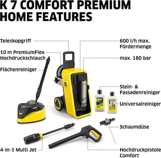 Karcher K 7 Comfort Premium Πλυστικό Ρεύματος 3000W με Πίεση 180bar - Image 7