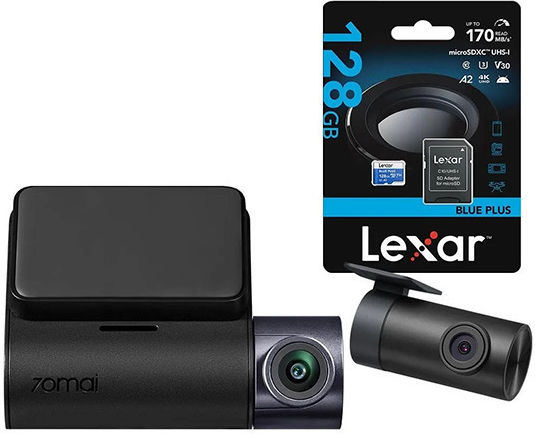 70Mai A410 & Rc21 Σετ Κάμερα DVR Αυτοκινήτου 1440P με Οθόνη 2" Bluetooth, Wi-Fi, GPS & Κάμερα Οπισθοπορείας A410-1 - Image 4