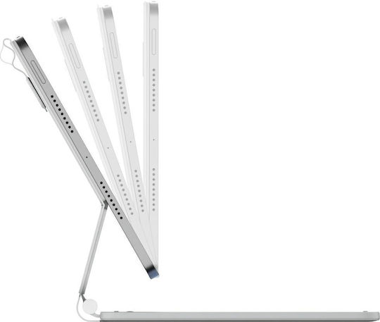 Typecase Flip Cover Ανθεκτική με Πληκτρολόγιο Λευκή (iPad Air 11 2024/2025) - Image 2