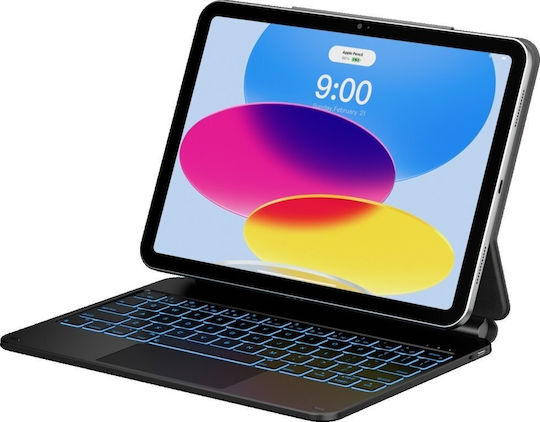 Typecase Flip Cover Ανθεκτική με Πληκτρολόγιο Μαύρη (iPad 11 A16 2025, iPad 10.9 2022) - Image 3