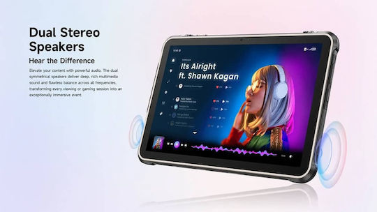 Ulefone RugKing Pad 2 Pro 4G 10.1" Tablet (8GB/256GB) Μαύρο - Image 7