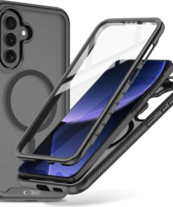 Tech-Protect Defense 360 Full Cover Σιλικόνης / Πλαστικό Μαύρο (Galaxy A57)