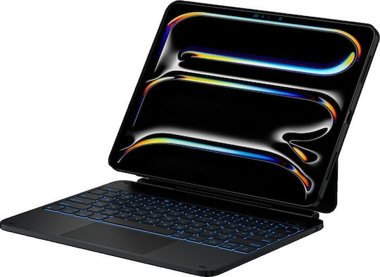 Typecase Edge Flip Cover Ανθεκτική με Πληκτρολόγιο Μαύρη (iPad Pro 13 2024/2025) - Image 2