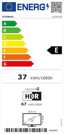 Hyundai Smart Τηλεόραση 40" Full HD LED FLA 40450 HDR (2025) FLA40450 - Image 10