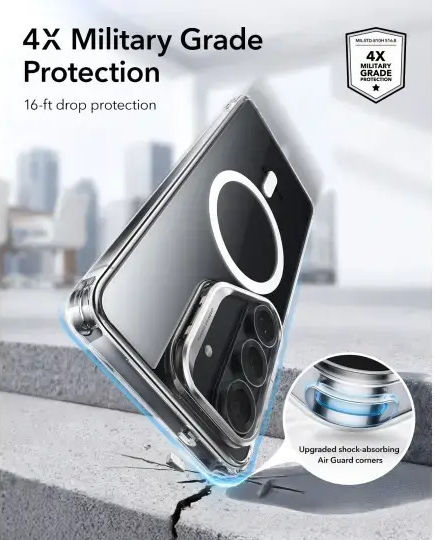 ESR Classic Hybrid Kickstand Back Cover Μεταλλικό Διάφανο (Galaxy S26+) - Image 4