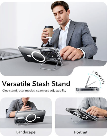 ESR Classic Hybrid Kickstand Back Cover Μεταλλικό Διάφανο (Galaxy S26+) - Image 2