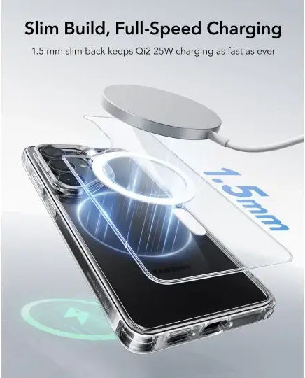 ESR Classic Hybrid Kickstand Back Cover Μεταλλικό Διάφανο (Galaxy S26+) - Image 6