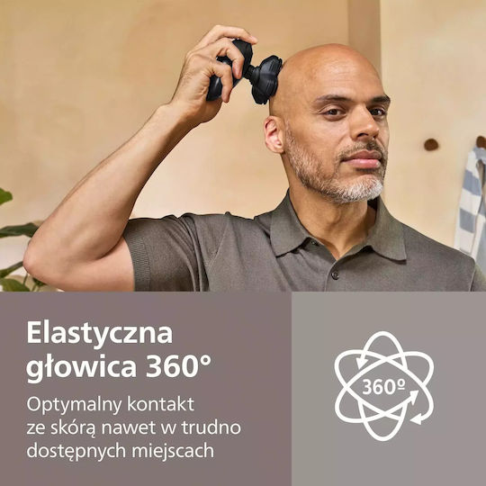 Philips Series 5000 HS5980/15 Περιστρεφόμενη Ξυριστική Μηχανή Προσώπου Επαναφορτιζόμενη - Image 13