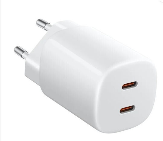 Xiaomi Φορτιστής Χωρίς Καλώδιο με 2 Θύρες USB-C 45W Power Delivery Λευκός (BHR087OEU) - Image 3