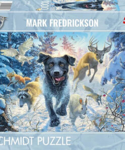 Fredrickson: Labrador In Snow Puzzle 2D 1000pcs