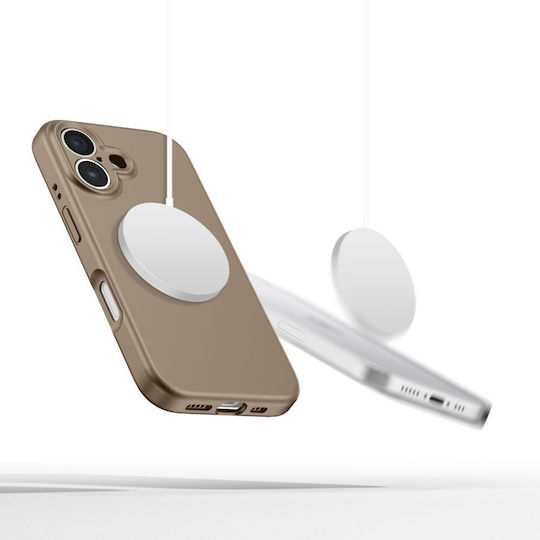 Tech-Protect Back Cover Σιλικόνης Καφέ (iPhone 17e / 16e) - Image 2
