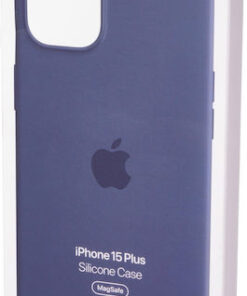 Alternative view of Apple Silicone Case With Magsafe Back Cover Σιλικόνης Μπλε (iPhone 15 Plus) MXQT3ZM/A