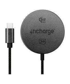 3MK Ασύρματος Φορτιστής Qi2 25W Μαύρος (Incharge Align For Android)