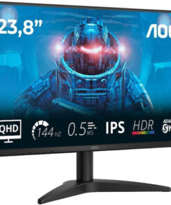Alternative view of AOC Q24B36X IPS HDR Gaming Monitor 23.8" QHD 2560x1440 144Hz με Χρόνο Απόκρισης 4ms GTG