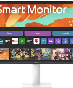 Alternative view of LG 34U601SA-W Ultrawide VA HDR Curved Smart Monitor 34" QHD 3440x1440 με Χρόνο Απόκρισης 5ms GTG
