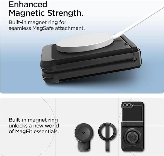 Spigen Tough Book Πλαστικό Μαύρο (Galaxy Z Flip6 / Z Flip7 FE) ACS09807 - Image 5