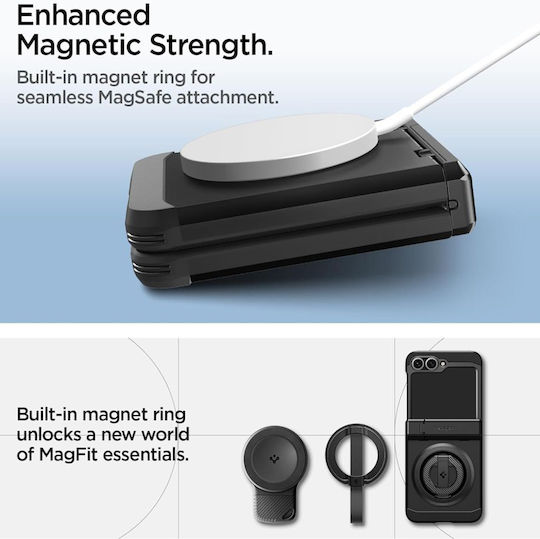 Spigen Tough Book Πλαστικό Μαύρο (Galaxy Z Flip6 / Z Flip7 FE) ACS09807 - Image 8