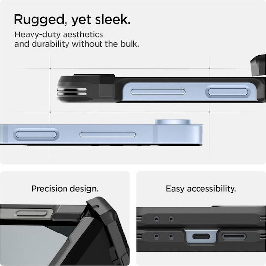 Spigen Tough Book Πλαστικό Μαύρο (Galaxy Z Flip6 / Z Flip7 FE) ACS09807 - Image 6