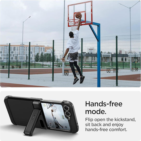 Spigen Tough Book Πλαστικό Μαύρο (Galaxy Z Flip6 / Z Flip7 FE) ACS09807 - Image 4