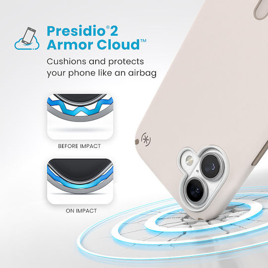 Speck Presidio2 Back Cover Πλαστικό Μπεζ (iPhone 16 Plus) 150712-3214 - Image 5