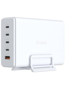 Alternative view of D-Link Βάση Φόρτισης GaN με Θύρα USB-A και 4 Θύρες USB-C 240W Power Delivery σε Λευκό χρώμα (DCF-241)