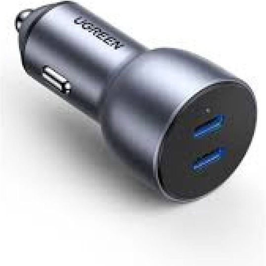 Ugreen CD213 Φορτιστής Αυτοκινήτου 40W 3A Γρήγορης Φόρτισης με Θύρες: 2xType-C Γκρι Χρώμα 70594 - Image 12