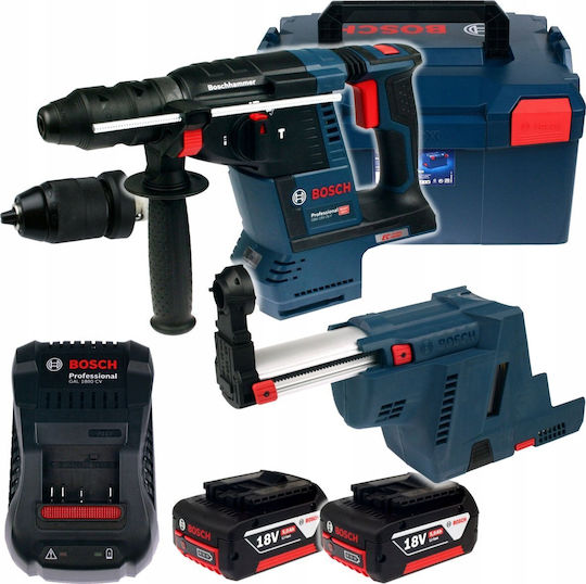 Bosch GBH Σετ Πιστολέτο με 2 Μπαταρίες και Θήκη