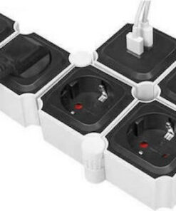 LogiLink LPS276U Πολύπριζο 4 Θέσεων με 2 USB-A, Διακόπτη και Καλώδιο 1.5m LPS276U