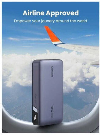 Ugreen PB720 Power Bank 20000mAh 100W με Θύρα USB-A και 2 Θύρες USB-C Power Delivery / Quick Charge 2.0 / Quick Charge 3.0 Γκρι - Image 14