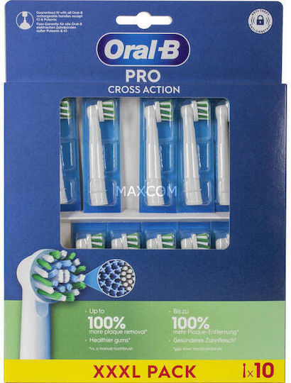 Oral-B Pro Cross Action Ανταλλακτικές Κεφαλές για Ηλεκτρική Οδοντόβουρτσα 10τμχ - Image 2