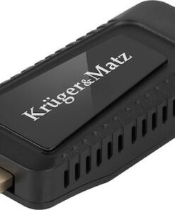 Kruger & Matz Mini Tuner Dvb-t2 H.265 KM9998 Ψηφιακός Δέκτης Mpeg-4 Σύνδεσεις HDMI / USB