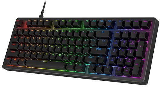 HP HyperX Origins 2 1800 Gaming Μηχανικό Πληκτρολόγιο με HyperX Red διακόπτες και RGB φωτισμό (Αγγλικό US) - Image 2