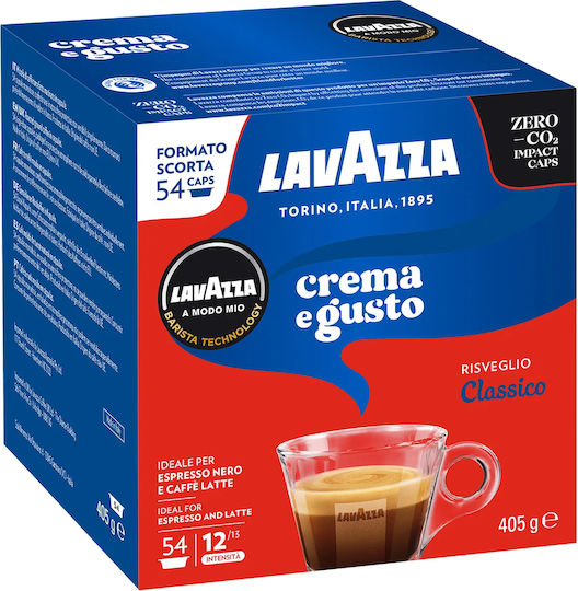 Lavazza Κάψουλες Espresso Crema Συμβατές με Μηχανή LavAzza Blue 54caps