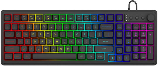 Savio GALAXIS Gaming Πληκτρολόγιο με RGB φωτισμό (Αγγλικό US) - Image 2