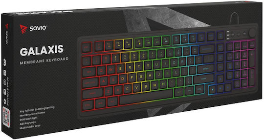 Savio GALAXIS Gaming Πληκτρολόγιο με RGB φωτισμό (Αγγλικό US) - Image 3