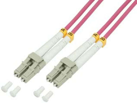 LogiLink Καλώδιο Οπτικής Ίνας LC-LC 100m Μωβ 1τμχ - Image 2