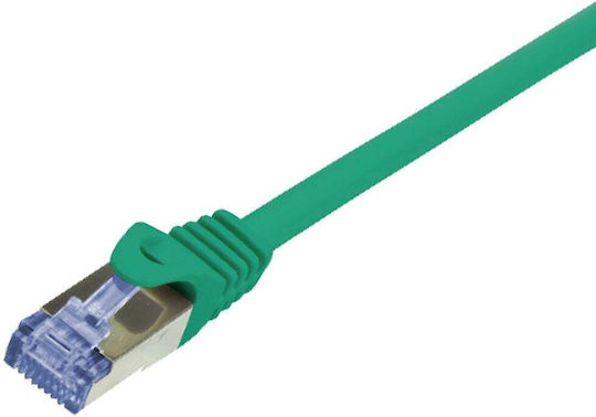 LogiLink U/UTP Cat.6a Καλώδιο Δικτύου Ethernet 0.25m Πράσινο 1τμχ CQ3015S - Image 3
