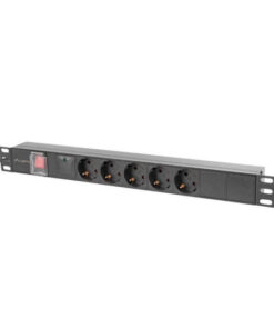 Lanberg Πολύπριζο Rack PDU-05F-0200-BK 1τμχ