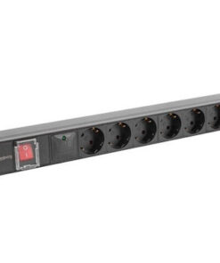 Alternative view of Lanberg Πολύπριζο Rack PDU-06F-0200-BK 1τμχ