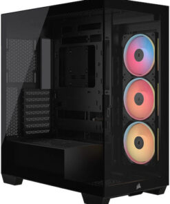 Corsair 3500X LX-R RGB Gaming Midi Tower Κουτί Υπολογιστή με Πλαϊνό Παράθυρο Μαύρο