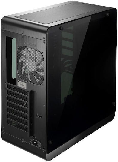 Jonsbo UMX4 Midi Tower Κουτί Υπολογιστή με Πλαϊνό Παράθυρο Μαύρο - Image 5