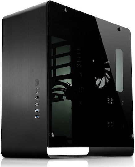 Jonsbo UMX4 Midi Tower Κουτί Υπολογιστή με Πλαϊνό Παράθυρο Μαύρο - Image 2