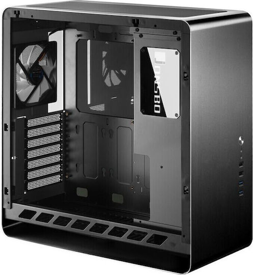 Jonsbo UMX4 Midi Tower Κουτί Υπολογιστή με Πλαϊνό Παράθυρο Μαύρο - Image 9