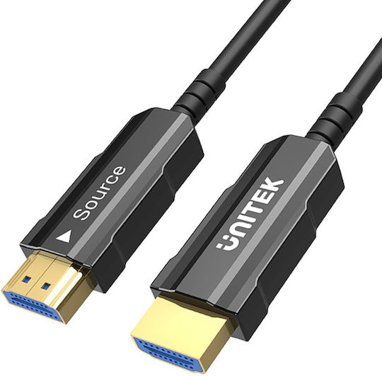 Unitek HDMI 2.0 Cable HDMI male - HDMI male 40m Μαύρο C11072BK-40M
